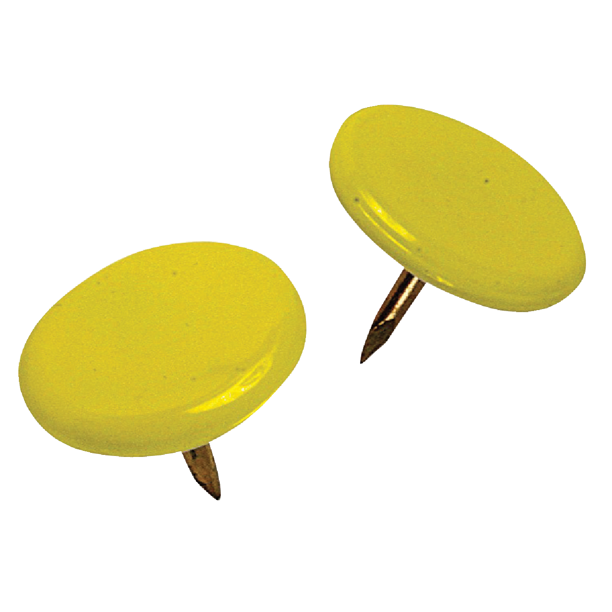 Hillman Anchor Wire Yellow 23/64 In. x 15/64 In. Thumb Tack (40 Ct.) Image 4