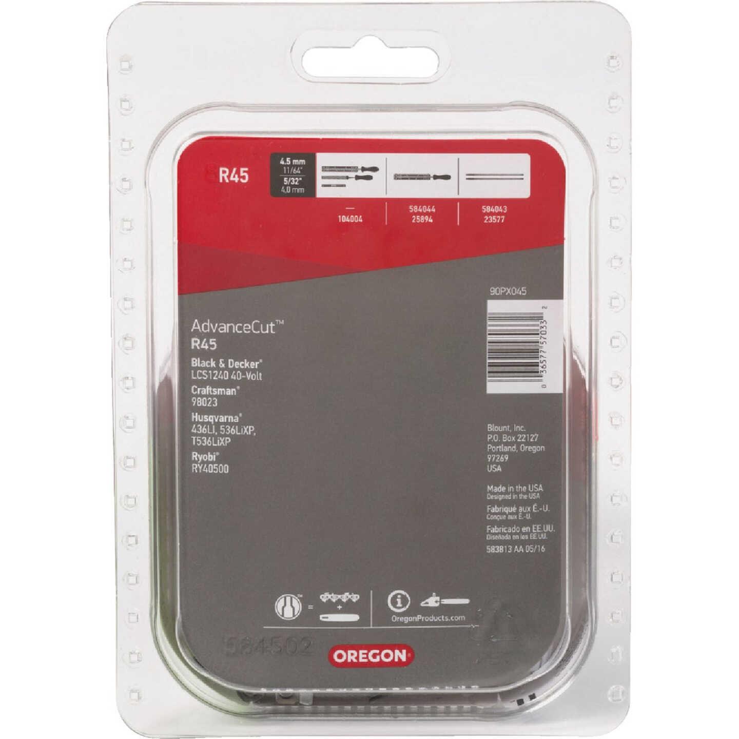 Oregon R45 AdvanceCut Chainsaw Chain for 12 In. Bar - 45 Drive Links Image 8