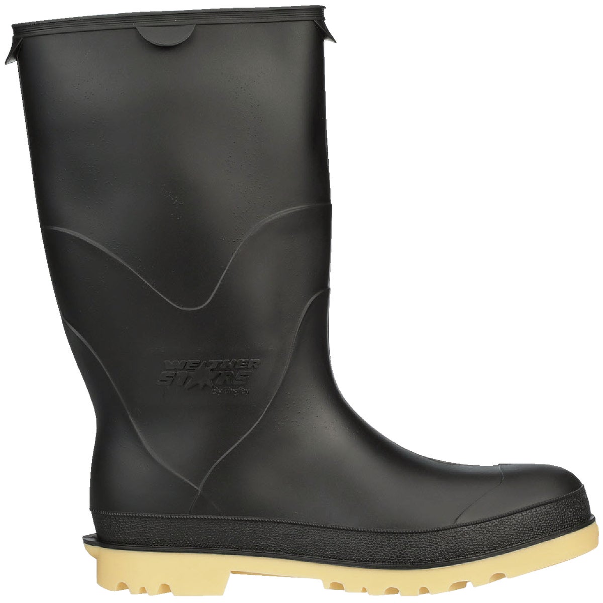 Tingley StormTracks Kids Size 2 Black Rain Boots