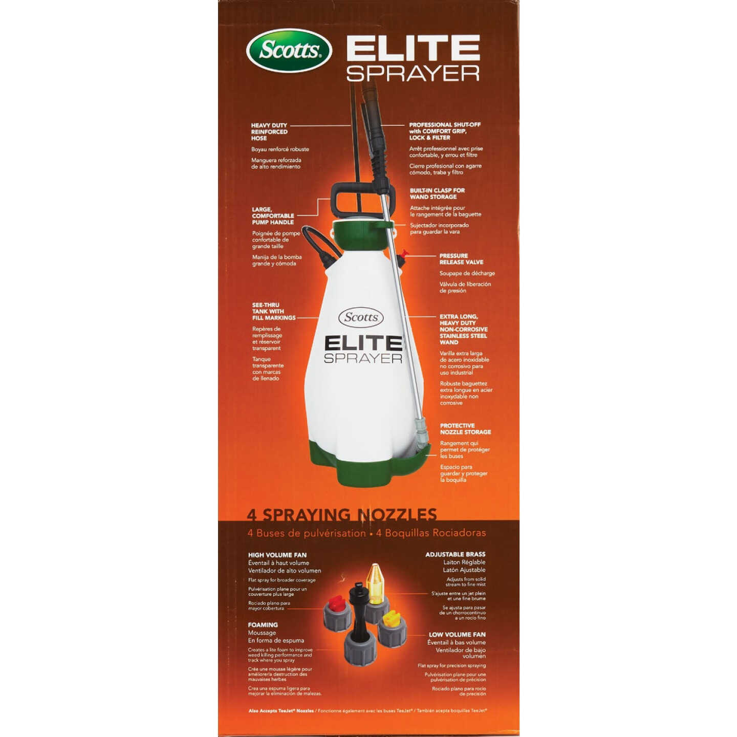 Scotts Elite 3 Gal. Manual Pump Hand Sprayer Image 3