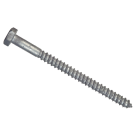 Hillman 1/2 In. x 4-1/2 In. Galvanized Hex Lag Screw (25-Count) Image 1