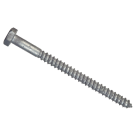 Hillman 1/2 In. x 6 In. Galvanized Hex Lag Screw (25-Count) Image 1