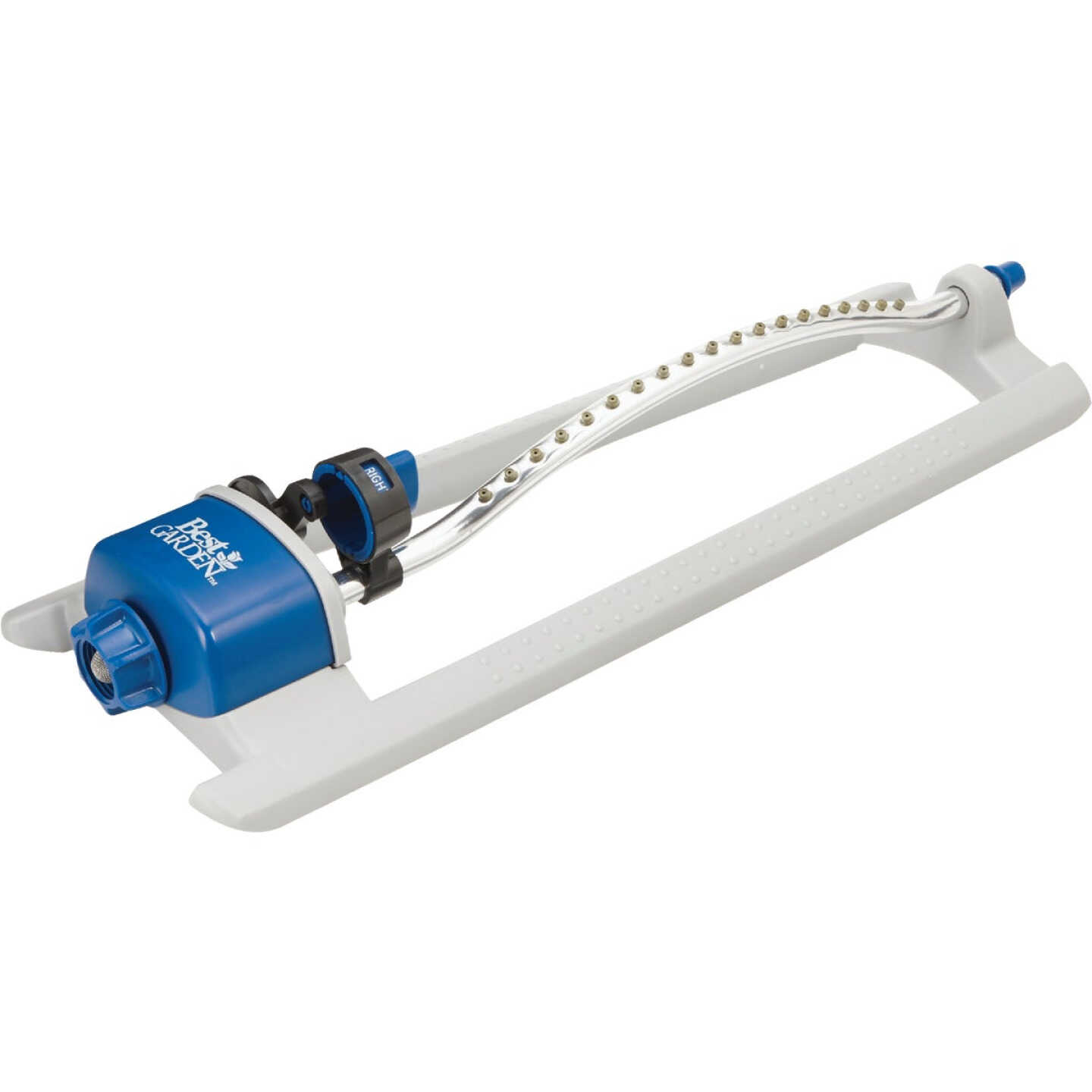 Best Garden Poly 3400 Sq. Ft. Blue & Gray Oscillating Sprinkler Image 1