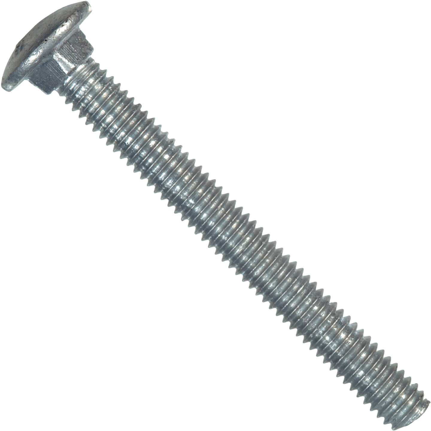 Hillman 1/4 In. x 2 In. Grade 2 Galvanized Carriage Bolt (100-Count) Image 1