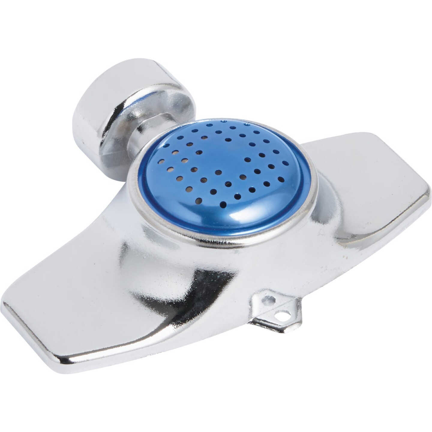 Best Garden Metal 30 Ft. Dia. Spot Stationary Sprinkler, Metallic & Blue Image 3