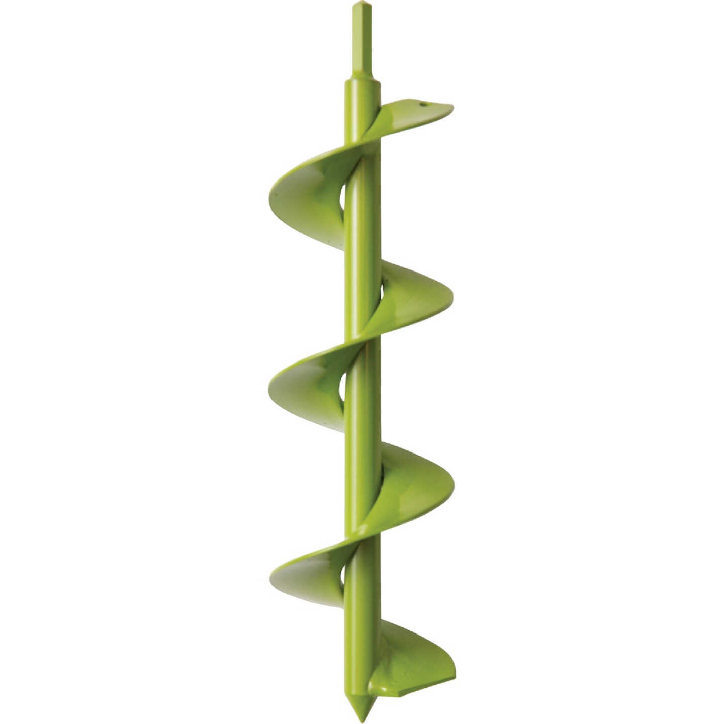 Power Planter 12 In. x 3 In. Lime Bulb Planter Garden Auger Image 1