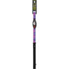 Lupine 3/4 In. x 6 Ft. Reflective Pink Paws Dog Leash Image 1