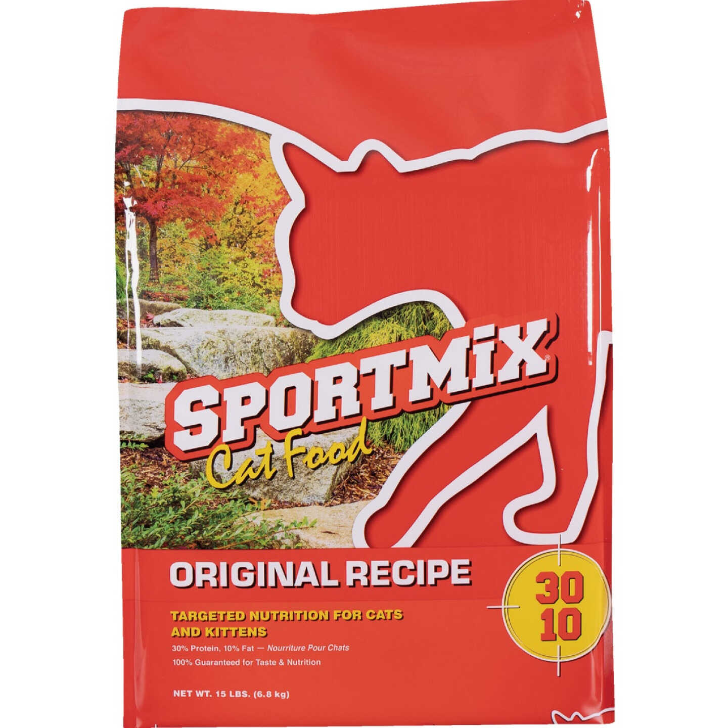 Sportmix 15 Lb. Original Recipe All Ages Dry Cat Food Image 1