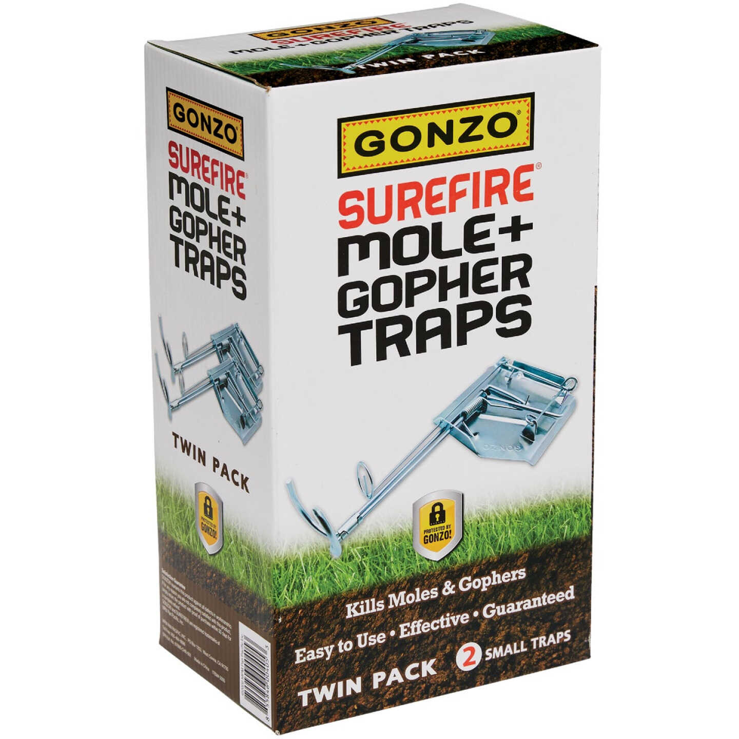 Gonzo Surefire Cinch Mole & Gopher Trap (2-Pack) Image 1