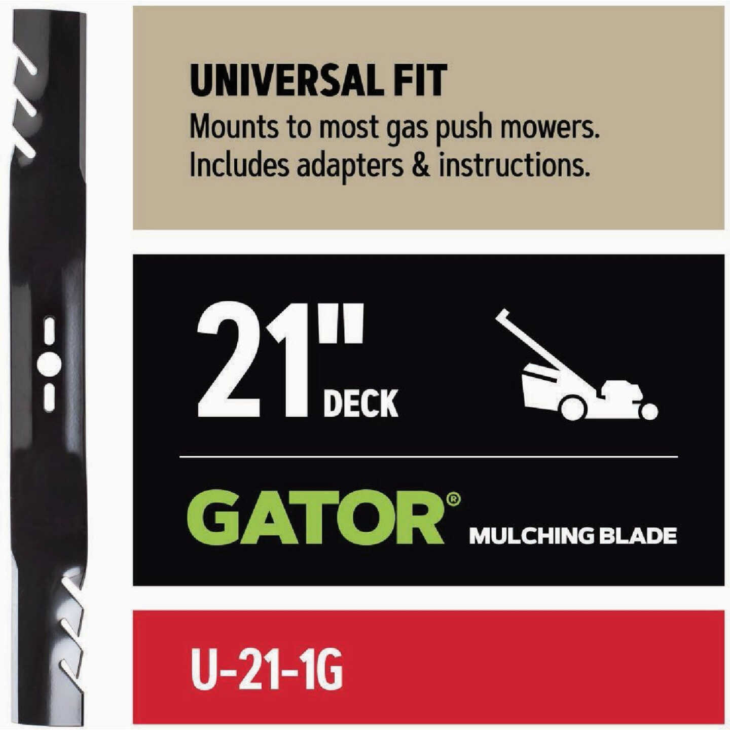 Oregon Gator 21 In. Universal Gas Push Mower Blade Image 4