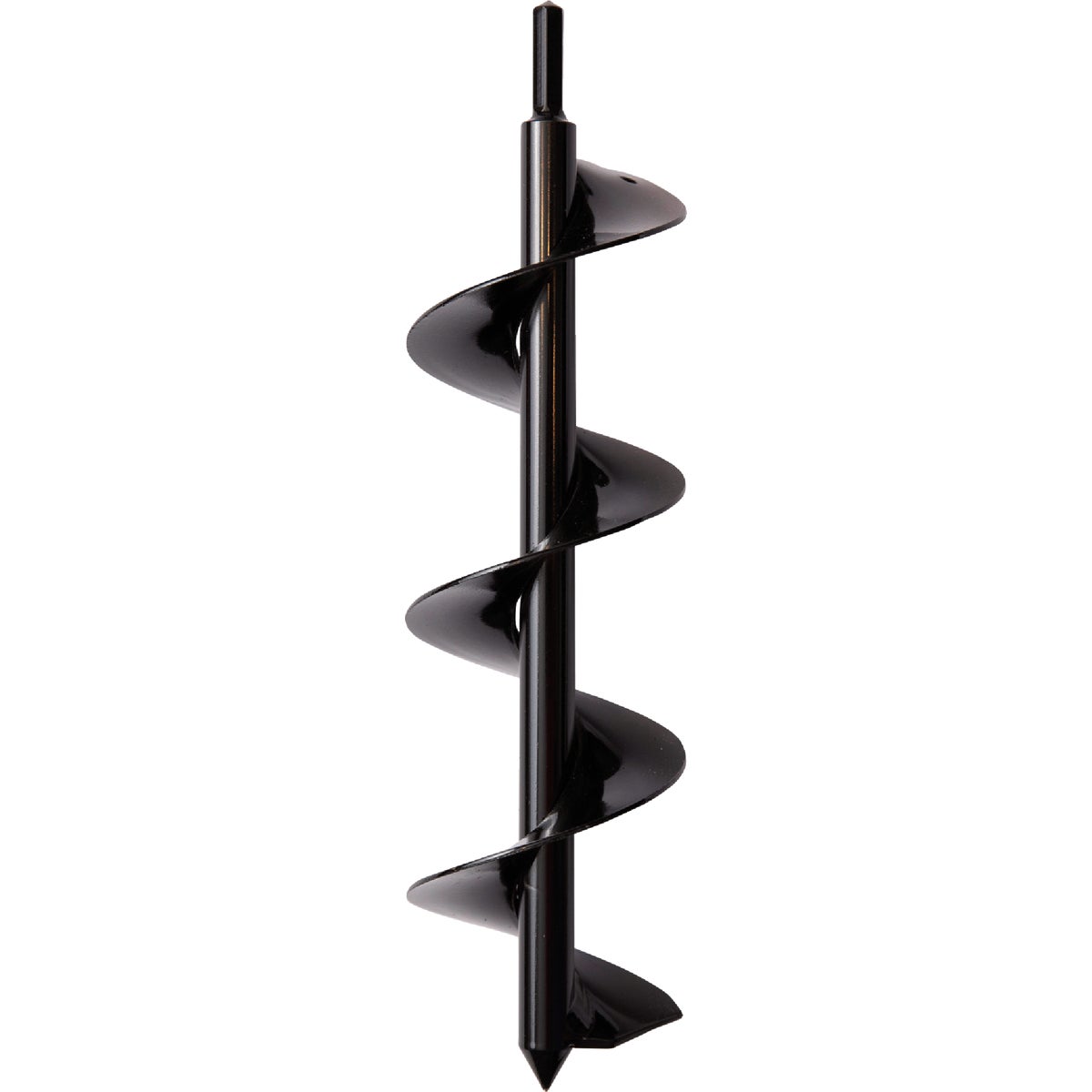 Power Planter 12 In. x 3 In. Black Bulb Planter Garden Auger