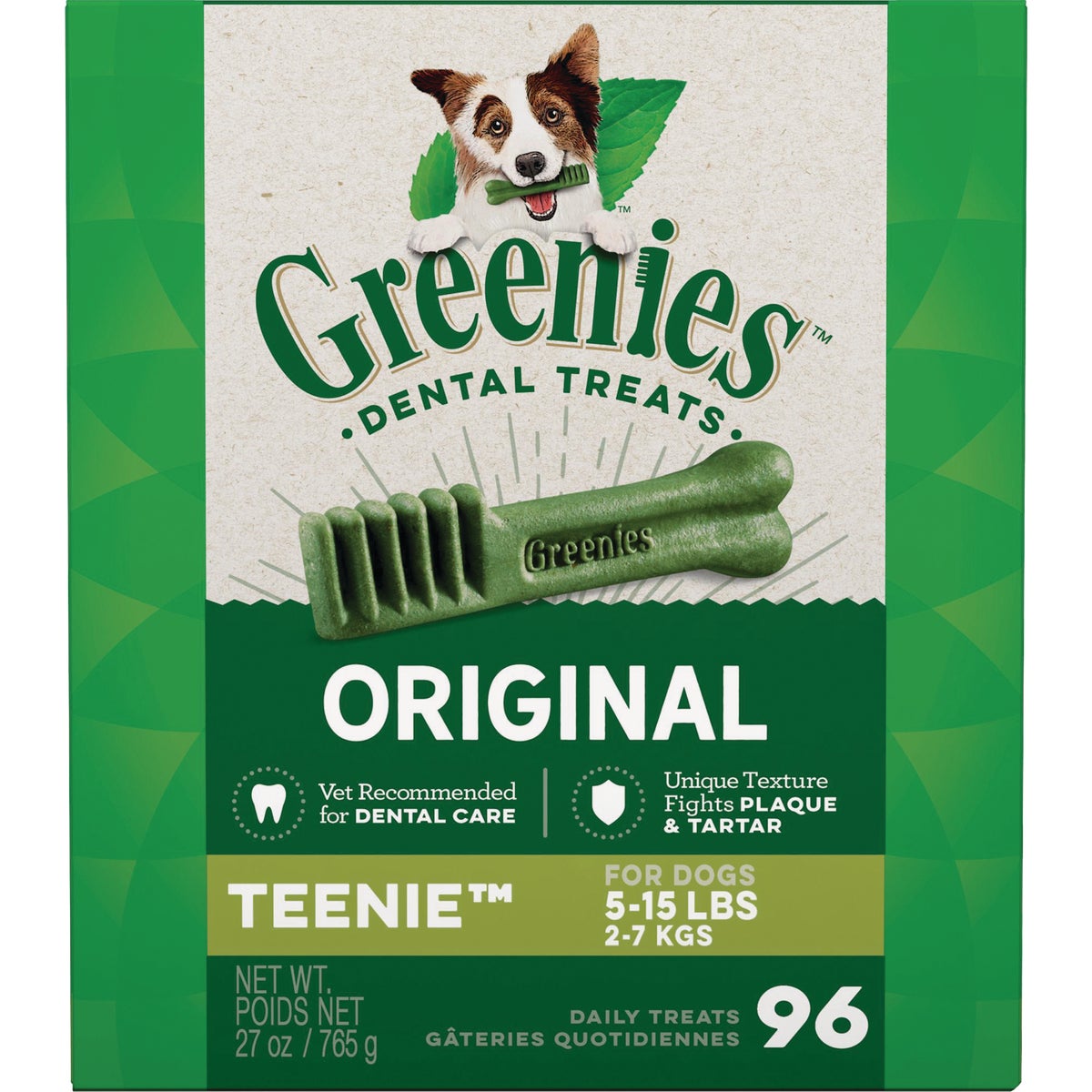 Greenies Teenie Toy Dog Original Flavor Dental Dog Treat (96-Pack) Image 1