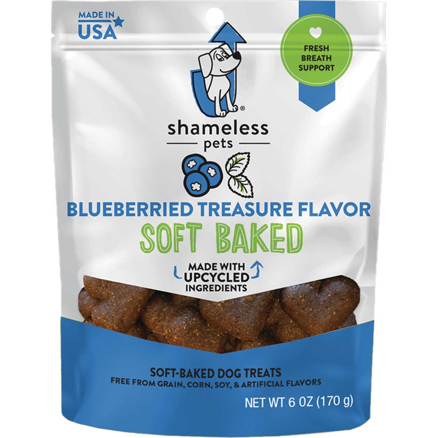 Shameless Pets Blueberried Treasure Soft Baked Dog Treat, 6 Oz. Image 1