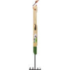 Best Garden 5 In. Steel Level Garden Rake (5-Tine) Image 2