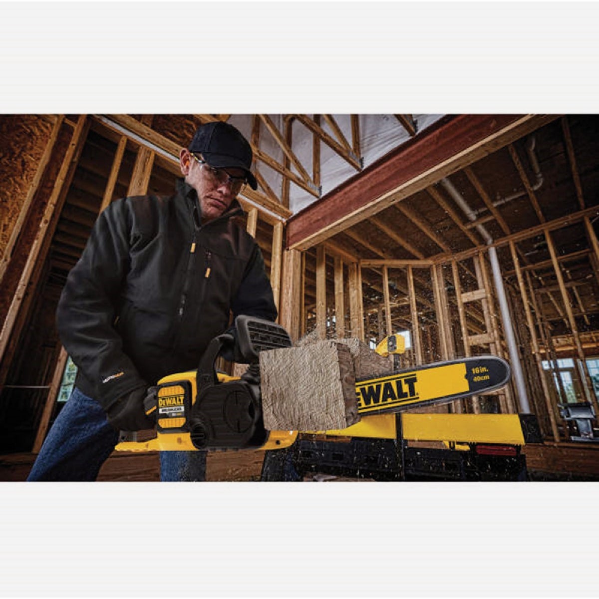 DEWALT Men's Black Soft Shell Heated Jacket Kit, 2XL Image 3