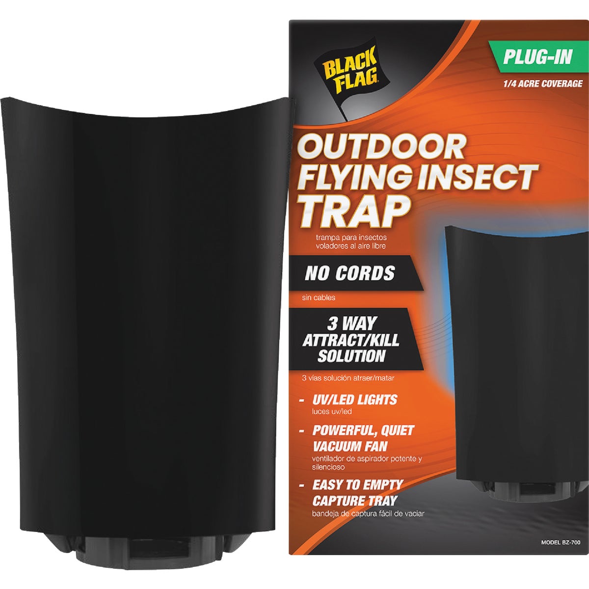 Black Flag Outdoor Flying Insect Trap