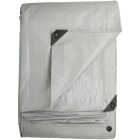 Do it Best Silver Woven 20 Ft. x 30 Ft. Heavy Duty Poly Tarp Image 2