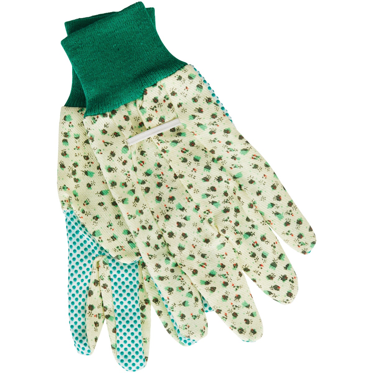 Best Garden Women's 1 Size Fits All Canvas Garden Glove with Knit Cuff Image 2