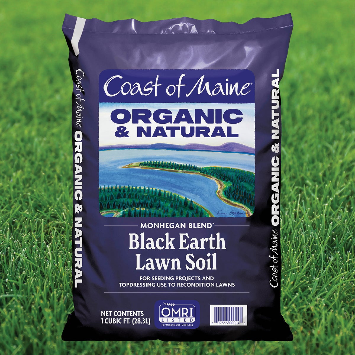 Coast of Maine Monhegan Blend 1 Cu. Ft. 31 Lb. Organic Black Earth Lawn Soil Image 2