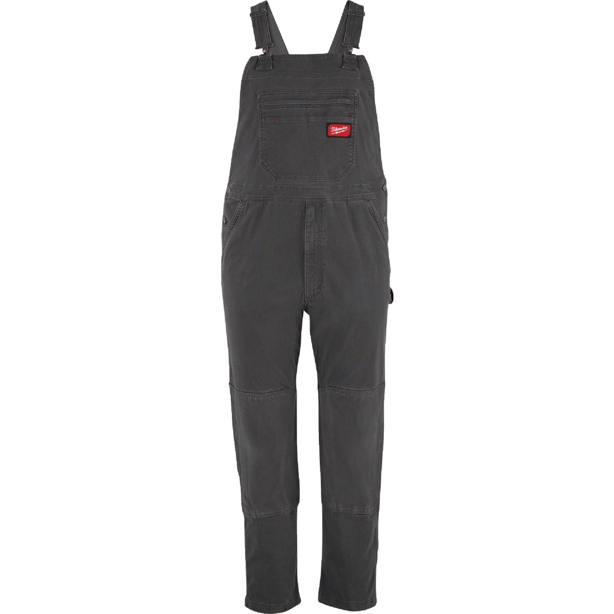 Milwaukee FREEFLEX Men's 32x32 Gray Unlined Bib Overalls Image 1