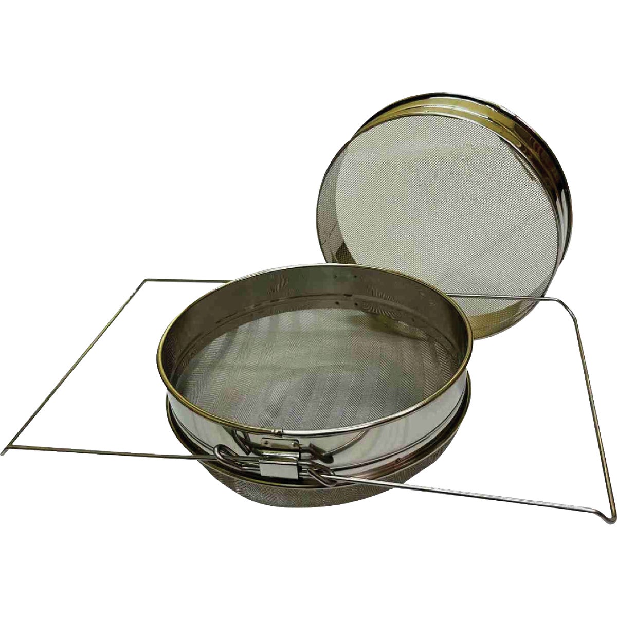 Harvest Lane Honey Stainless Steel Honey Sieve with Mesh Screen Image 5