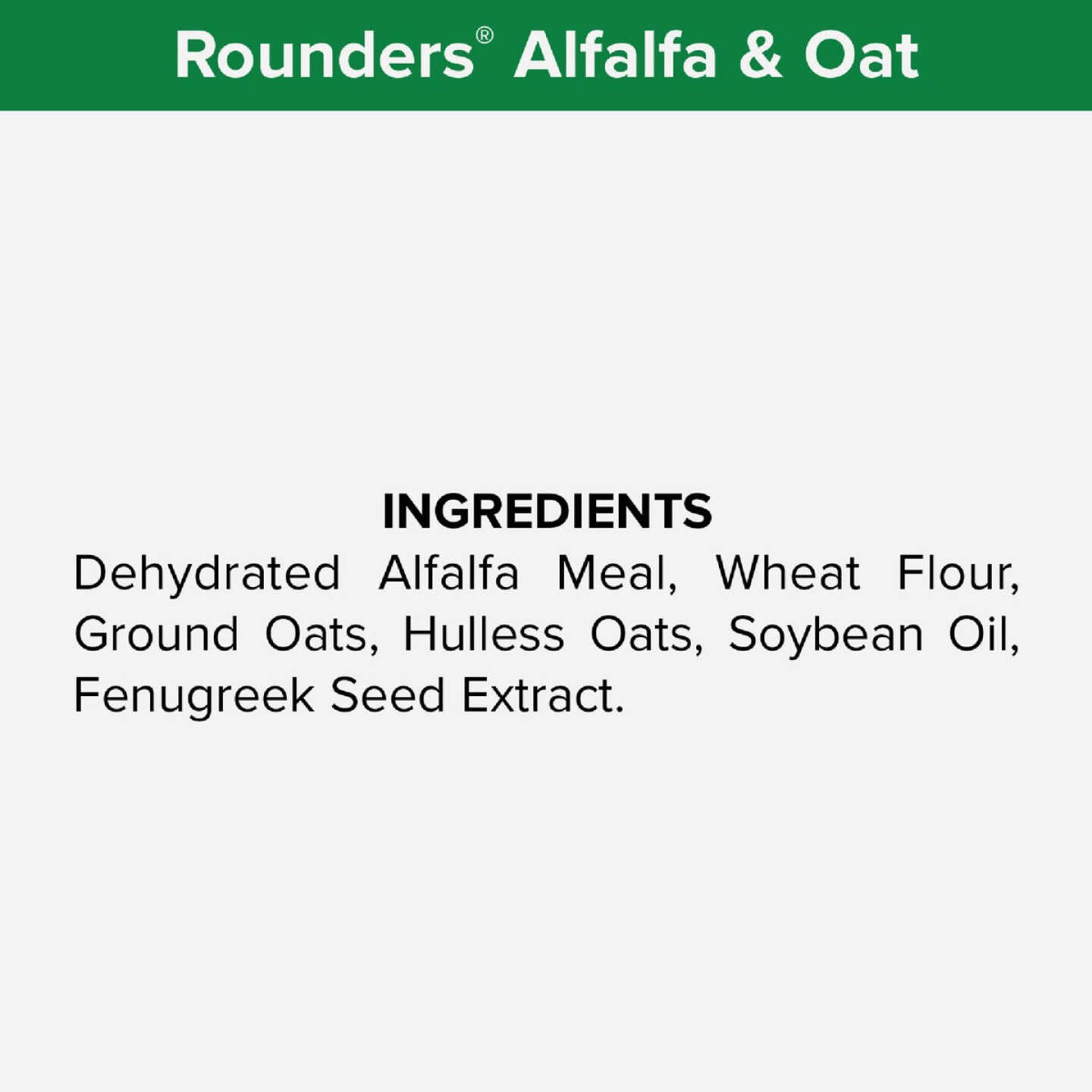 Kent Rounders 30 Oz. Alfalfa & Oats Horse Treats Image 4