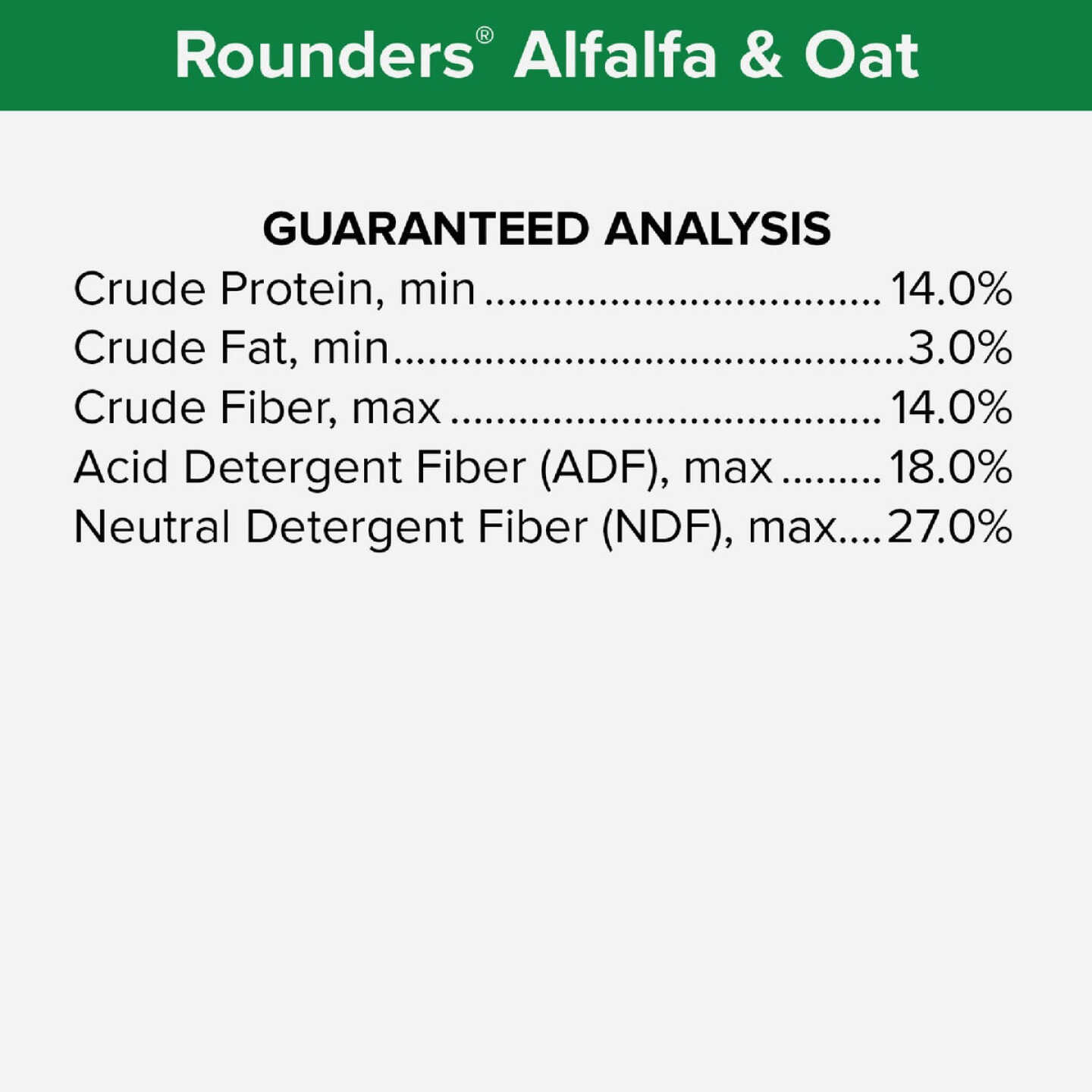 Kent Rounders 30 Oz. Alfalfa & Oats Horse Treats Image 5