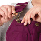 Berne Women's Small Plum Softstone Duck Insulated Bib Overall Image 2