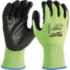 Milwaukee Unisex XL Cut Level 2 High Vis Polyurethane Dipped Glove Image 1