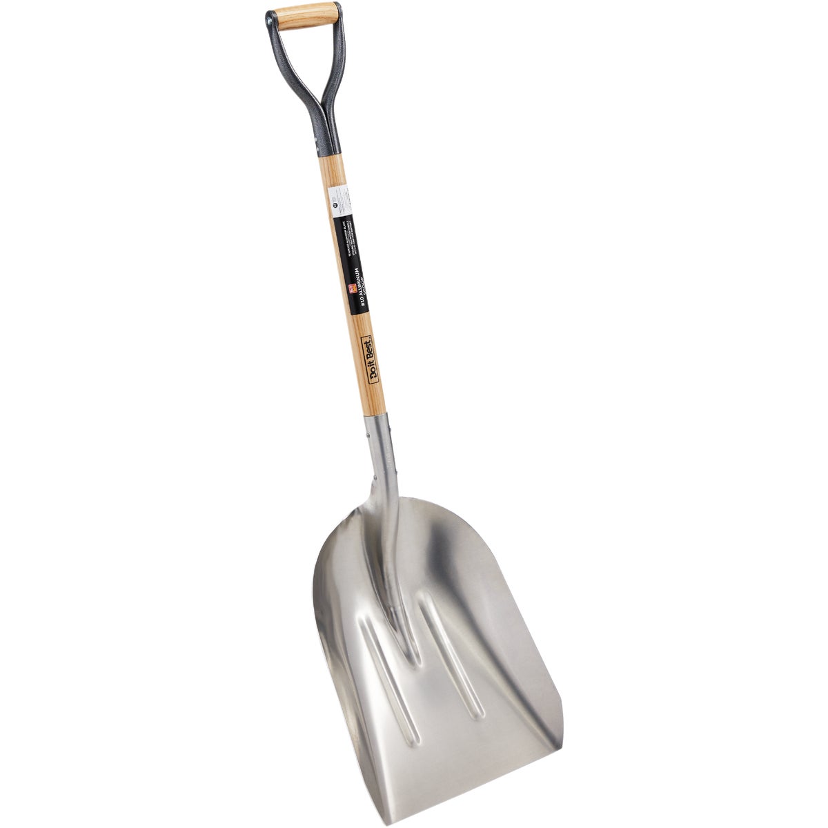 Do it Best 27 In. Wood D-Grip Handle #10 Aluminum Scoop Shovel