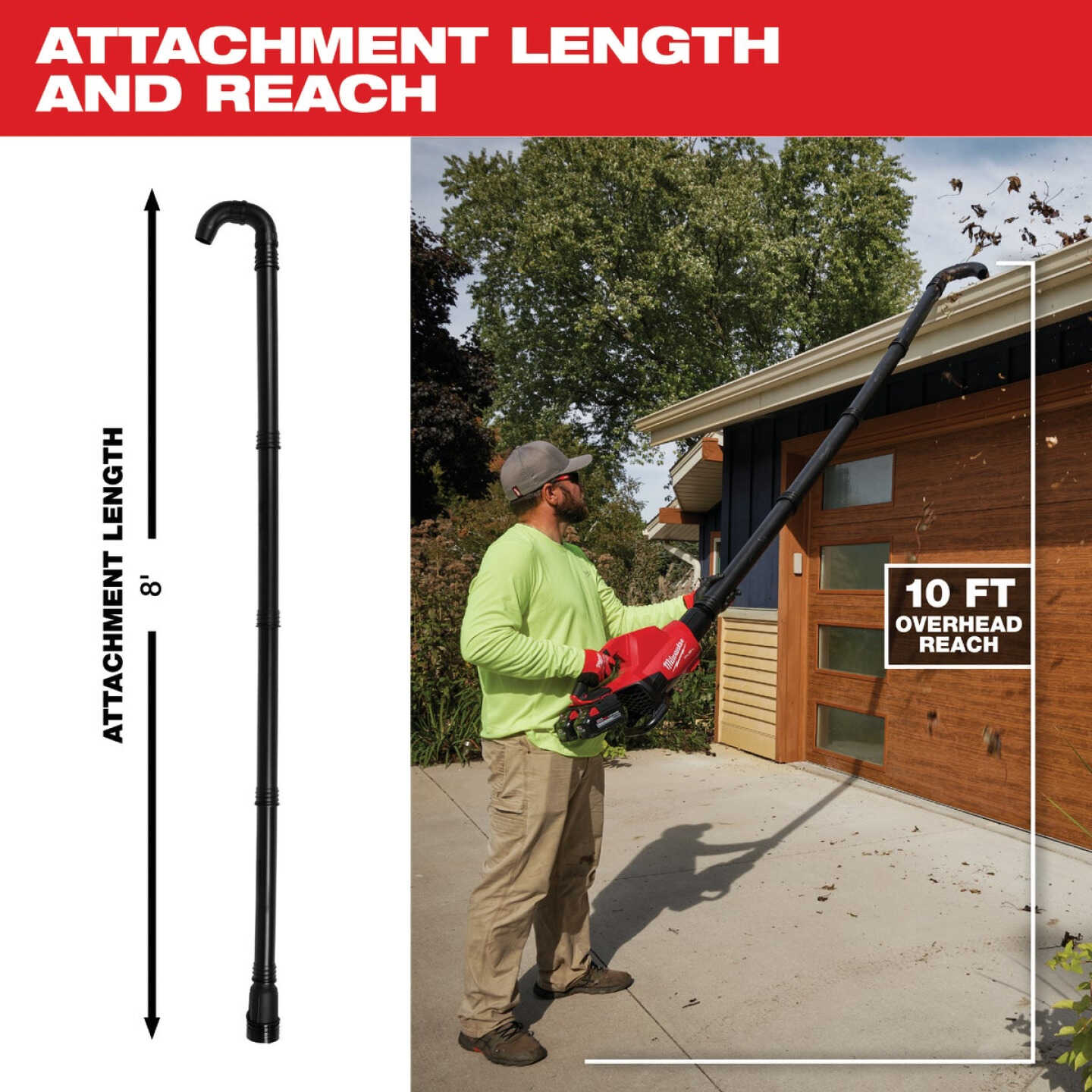 Milwaukee M18 Fuel Gutter Cleaning Attachment Kit Image 4