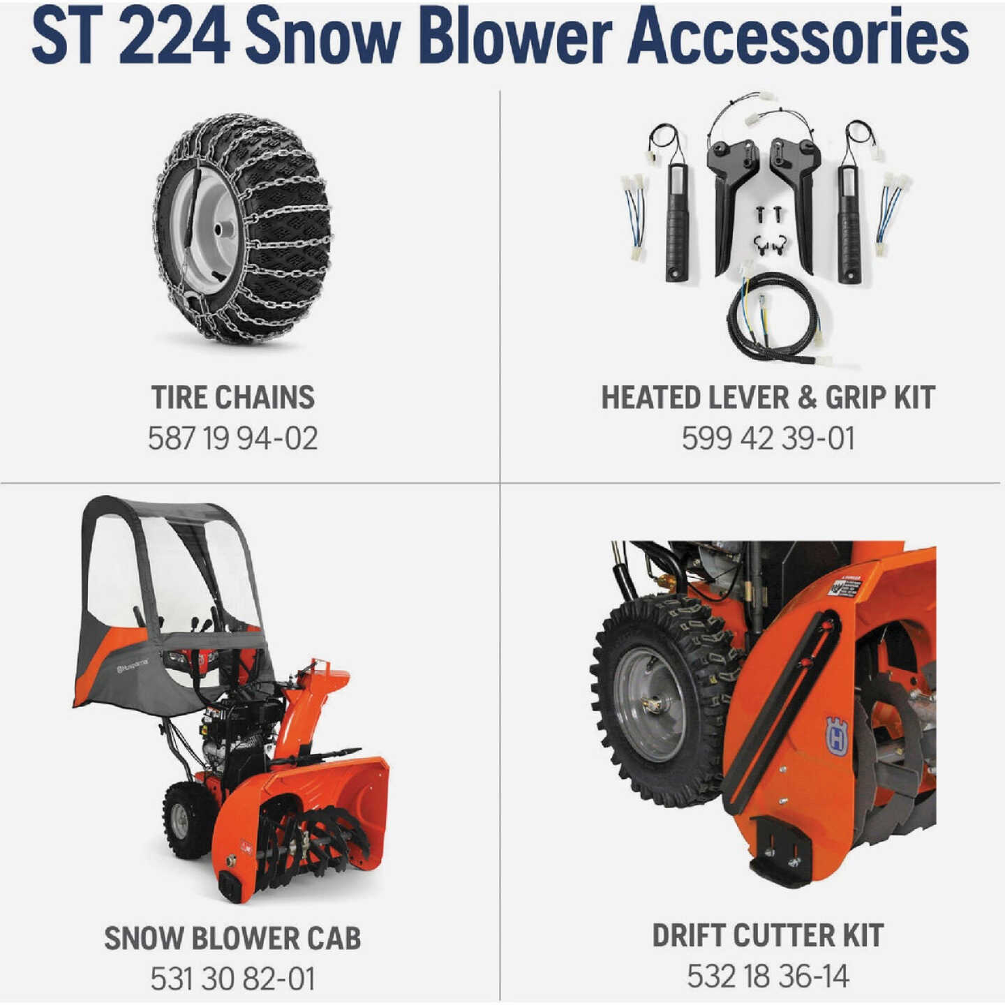Husqvarna ST 224 24 In. 212cc Two-Stage Gas Snow Blower Image 3