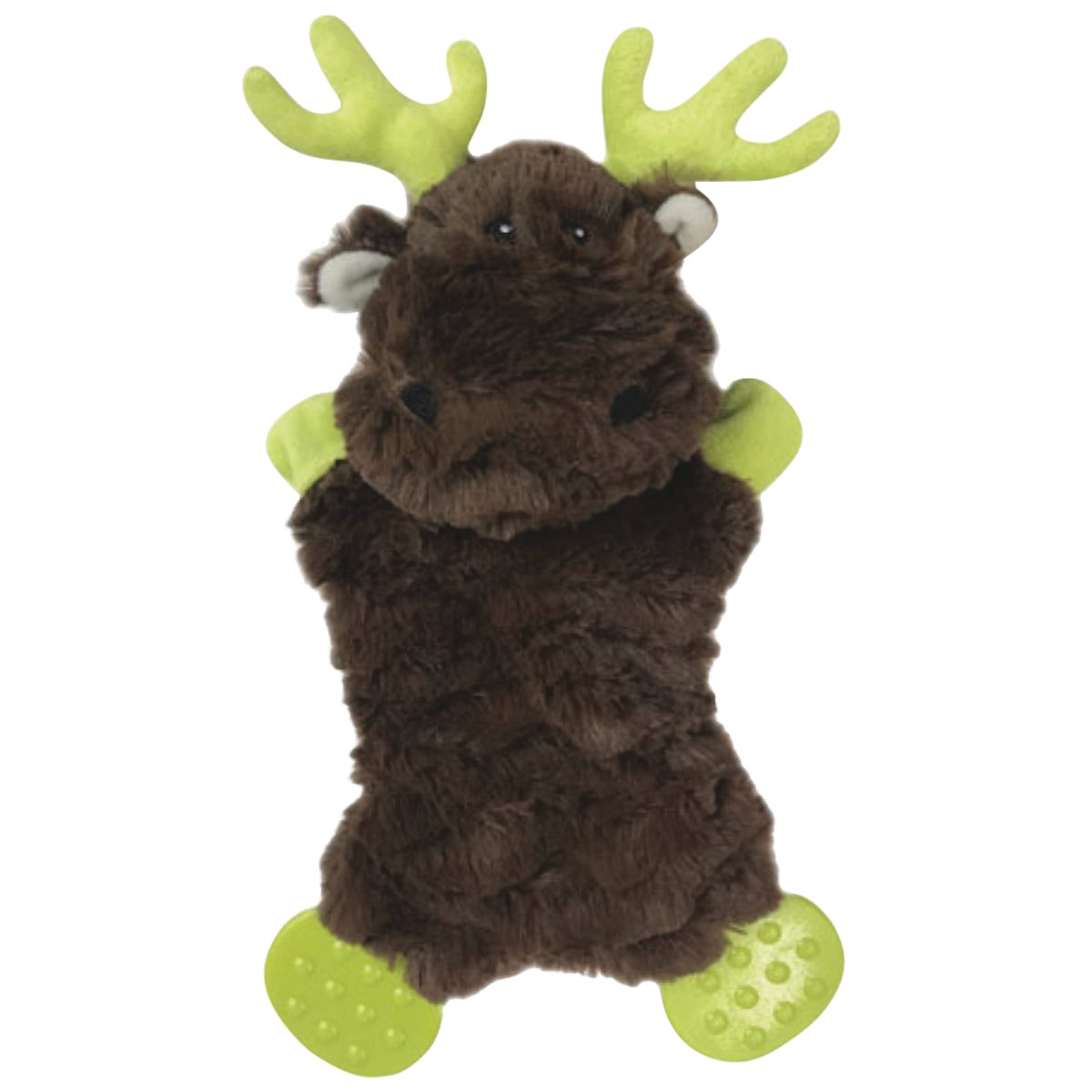 Boss Pet Pet Park Blvd Flatties Moose Dog Toy Image 1