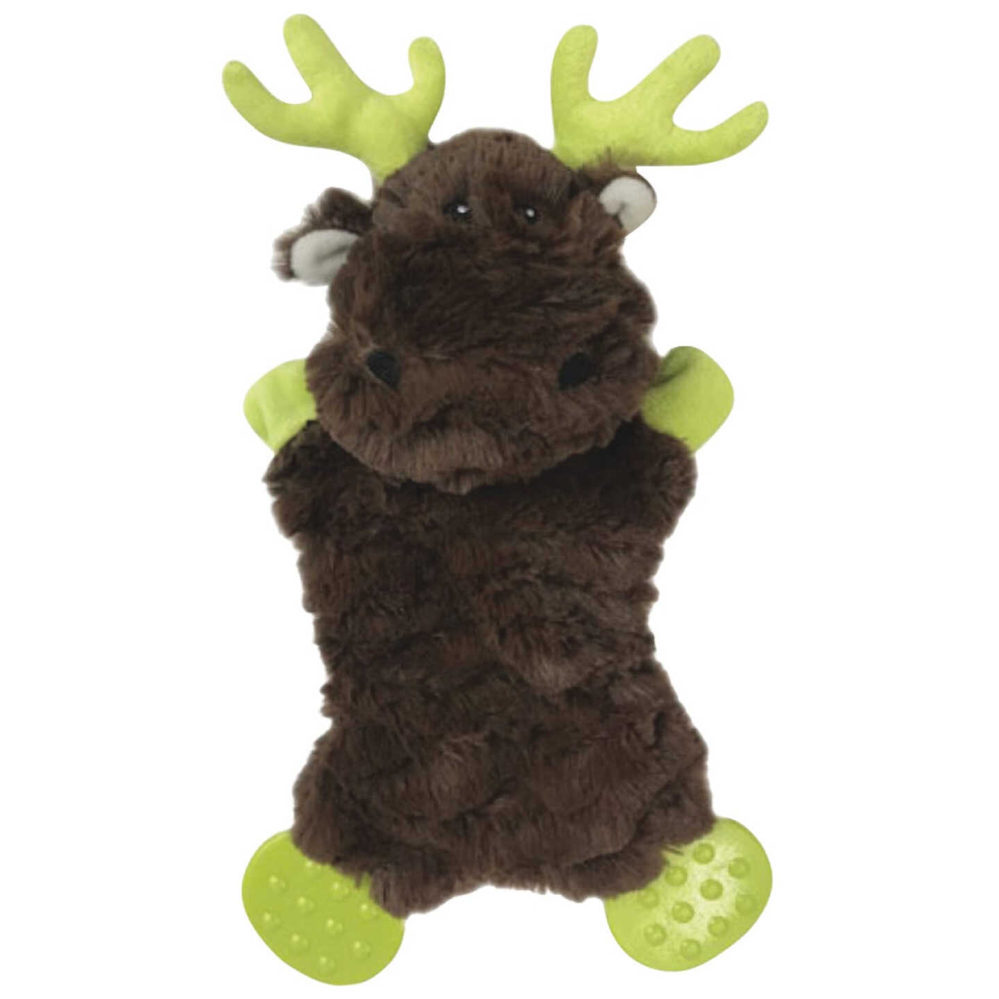 Boss Pet Pet Park Blvd Flatties Moose Dog Toy Image 1