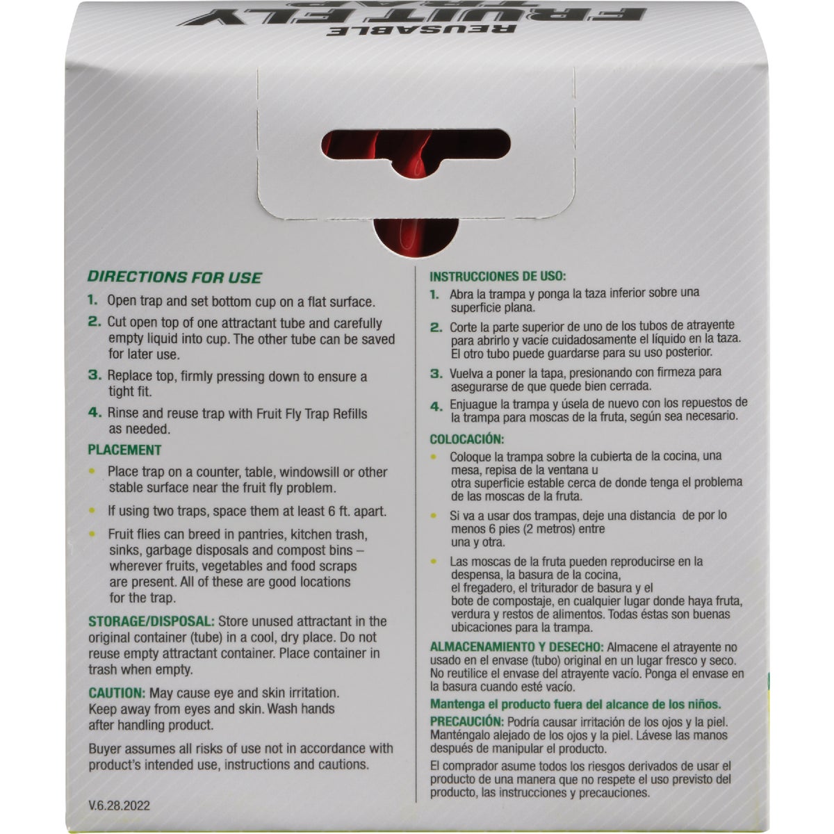 Rescue Reusable Fruit Fly Trap (2-Pack) Image 14