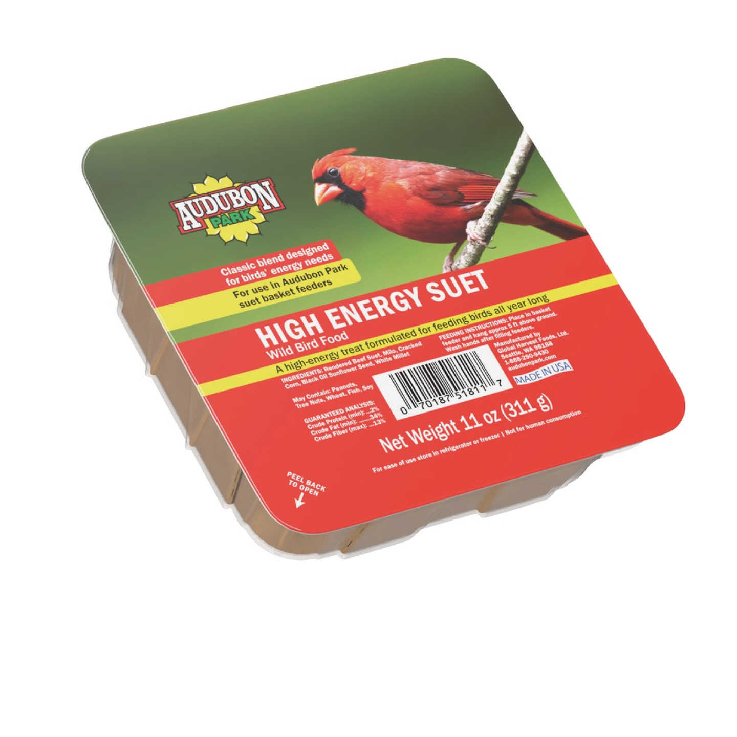 Audubon Park 11 Oz. High Energy Suet Image 1
