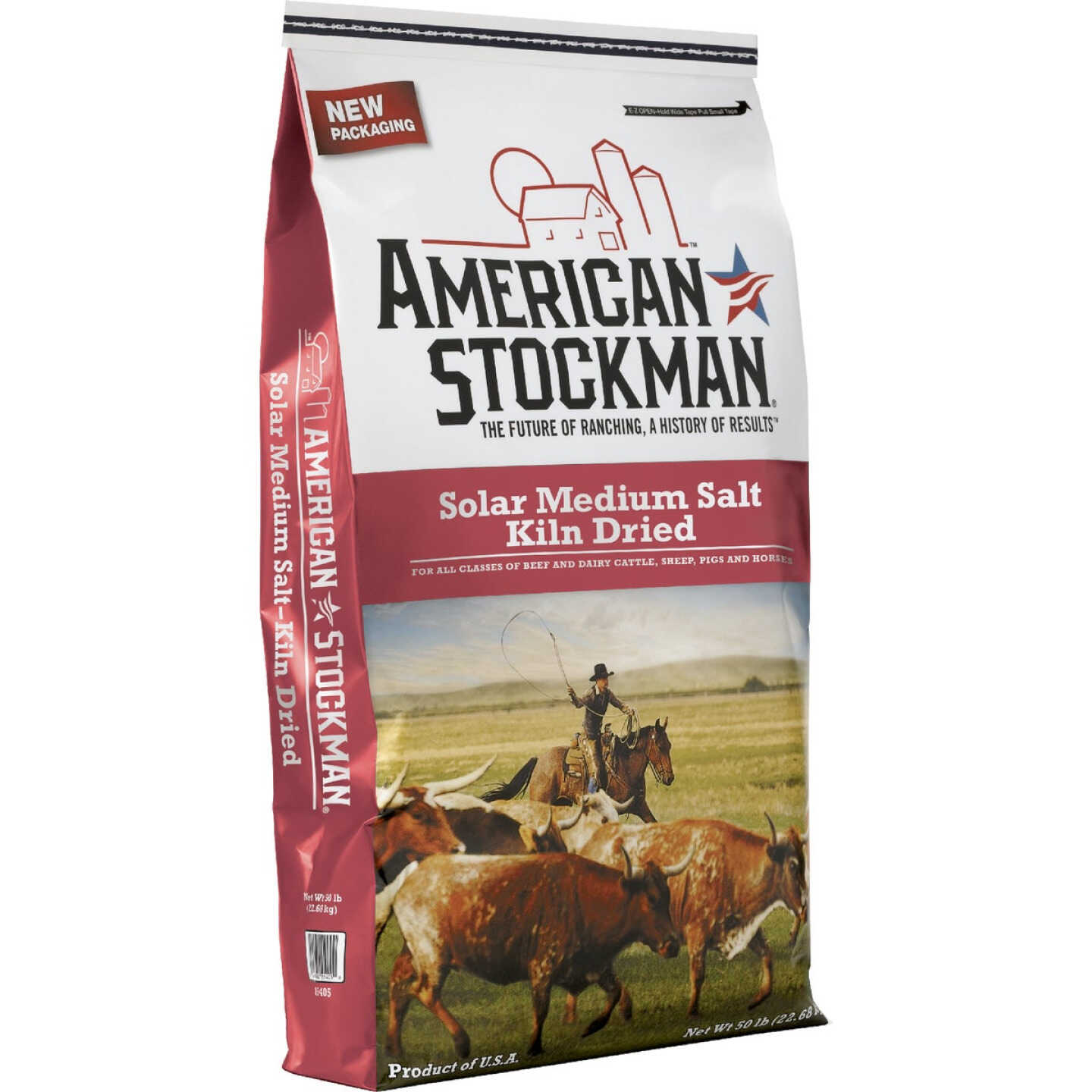 American Stockman 50 Lb. 95% Purity Solar Medium Salt Image 1