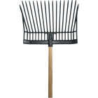 Farm-Tuff 14 In. W. Poly Head Bedding Fork Image 1