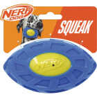 Nerf Dog 5 In. TPR EXO Micro Squeak Football Image 1