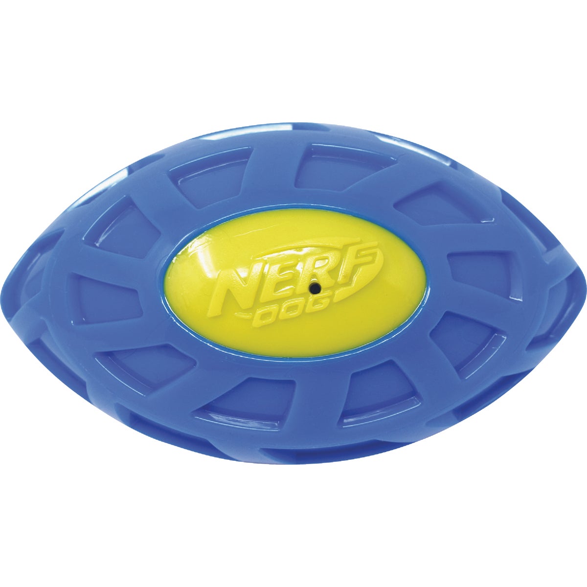 Nerf Dog 5 In. TPR EXO Micro Squeak Football Image 5