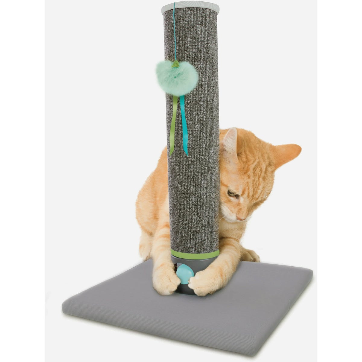SmartyKat Playful Post Carpet Cat Scratching Post Image 2