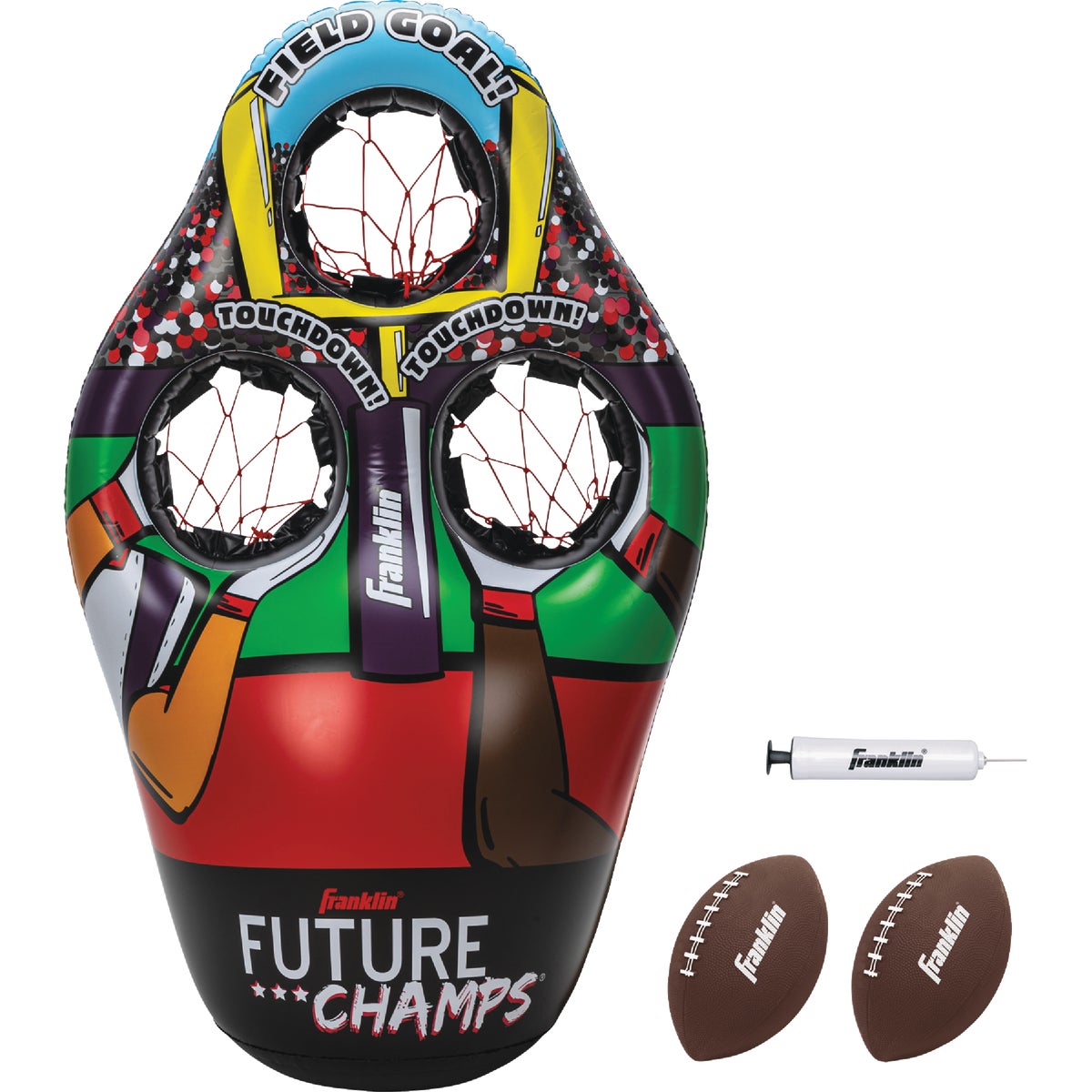 Franklin NFL Inflatable 3-Hole Football Target Image 2