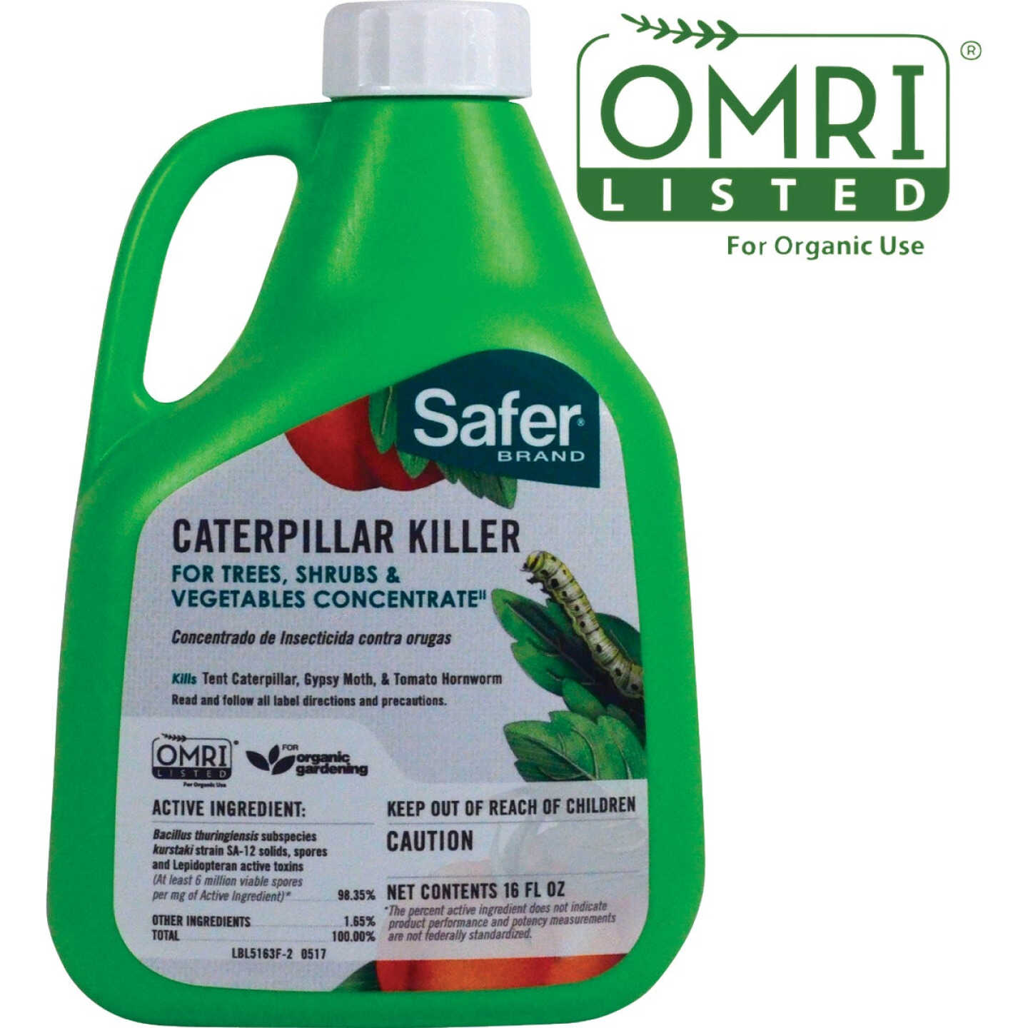 Safer 16 Oz. Concentrate Caterpillar Killer Image 1