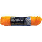 Do it Best 1/4 In. x 100 Ft. Yellow Twisted Polypropylene Packaged Rope Image 1