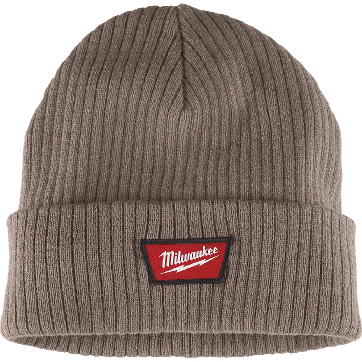 Milwaukee Brown Cuffed Beanie Rib-Knit Acrylic Sock Cap