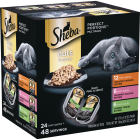 Sheba Perfect Portions Cuts in Gravy Roasted Chicken/Salmon/Tender Turkey Adult Wet Cat Food (24-Pack) Image 1
