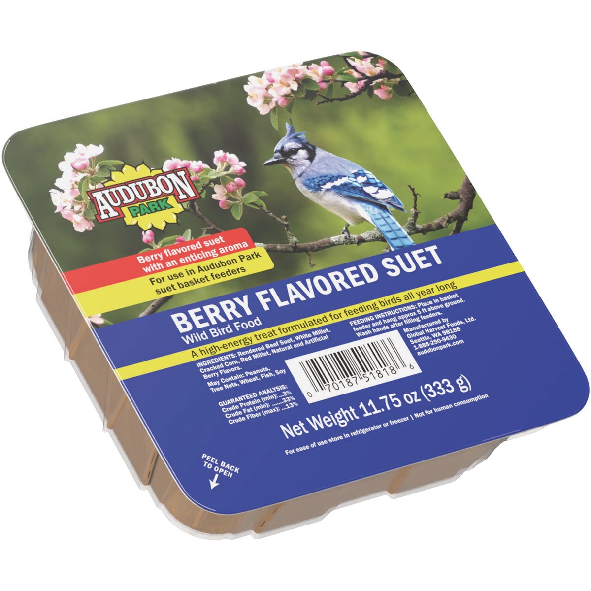 Audubon Park 11.75 Oz. Berry Suet