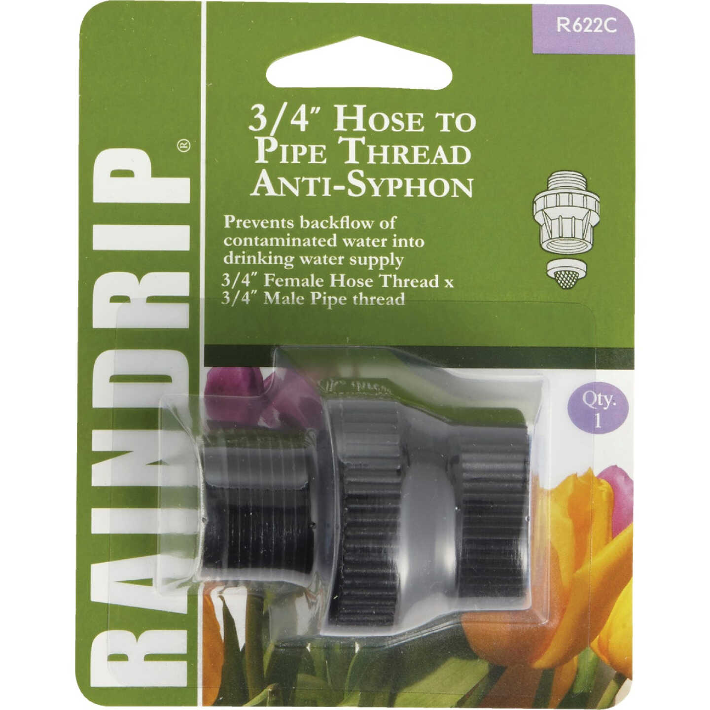 Raindrip 3/4 In. Hose/Pipe Anti-Siphon Image 1