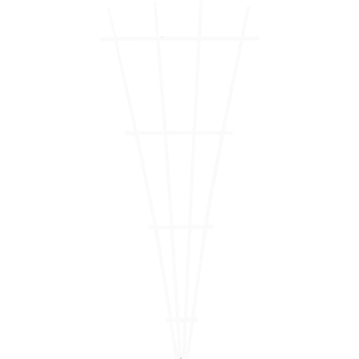 6' WHT FAN TRELLIS
