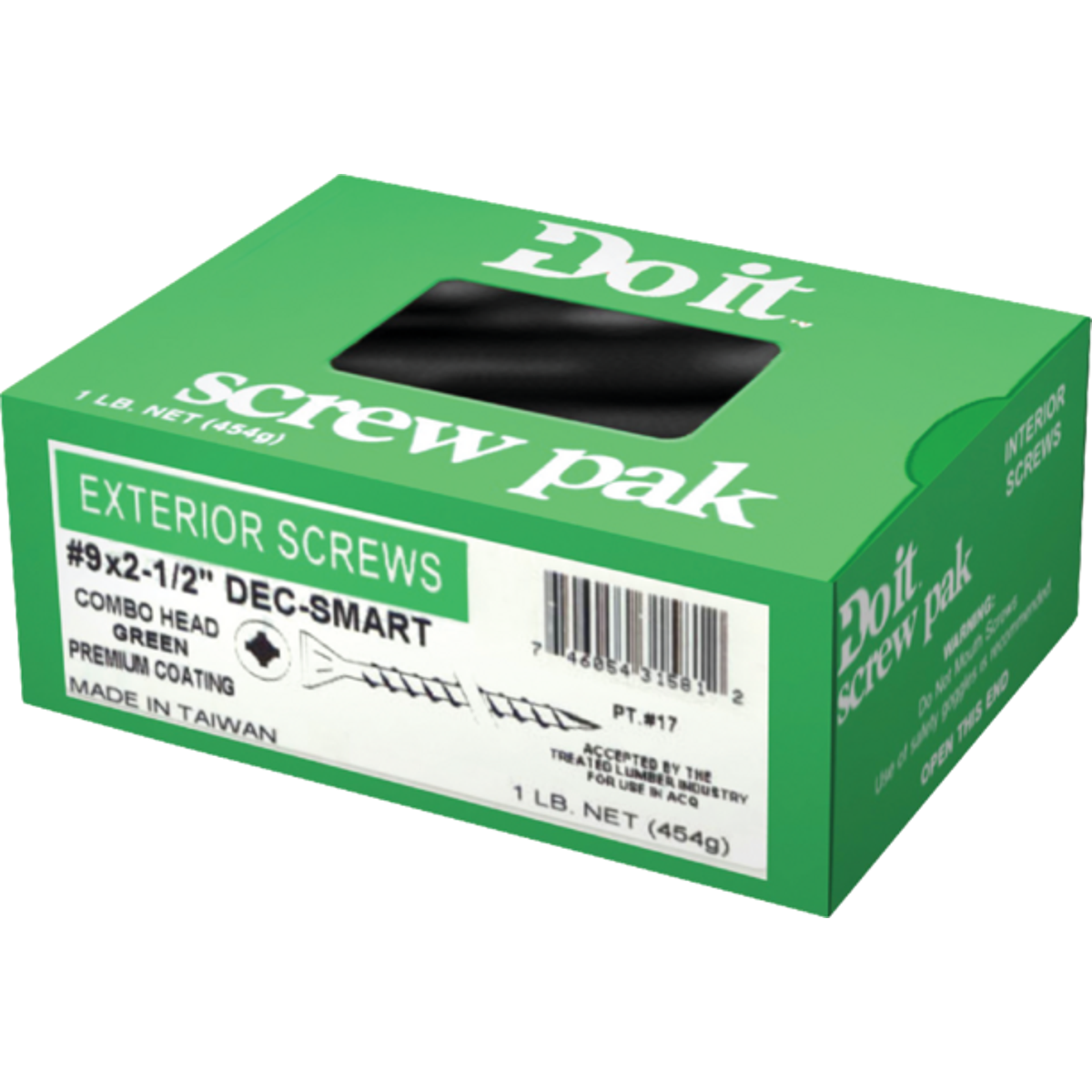 Do it #9 x 2-1/2 In. Primeguard Plus Premium-Coated Combo Bugle-Head Exterior Screw (1 Lb. Box)  Image 2